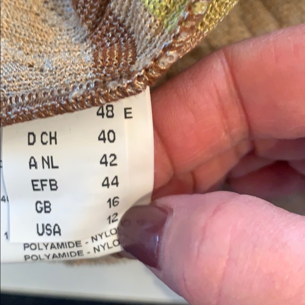 Missoni tan knit short sleeved striped top - Picture 16 of 16
